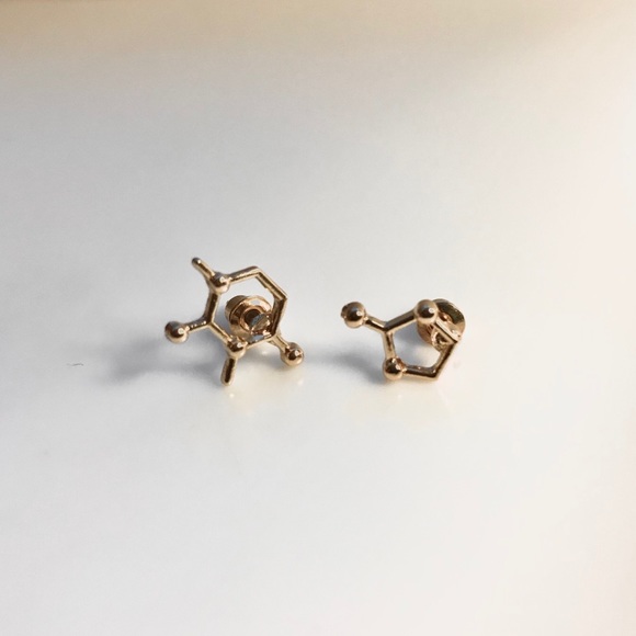 “Espresso Yourself” Coffee Caffeine Molecule Ear - Picture 11 of 14